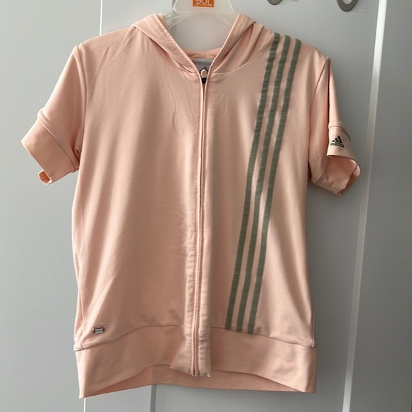 Adidas Top with hoodie - Picture 1 of 2